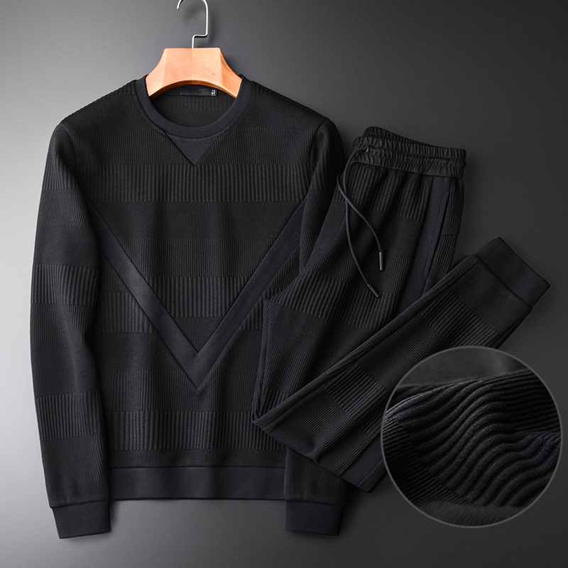 Sweatshirt Men Hight Quality Add Thick Round Collar Black Sweatshirt With Pants Autumn 2piece Solid Color Mens Sweatshirs, Tzw1825
Sweatshirt Men Hight Quality Add Thick Round Collar Black Sweatshirt With Pants Autumn 2piece Solid Color Mens Sweatshirs, Tzw1825