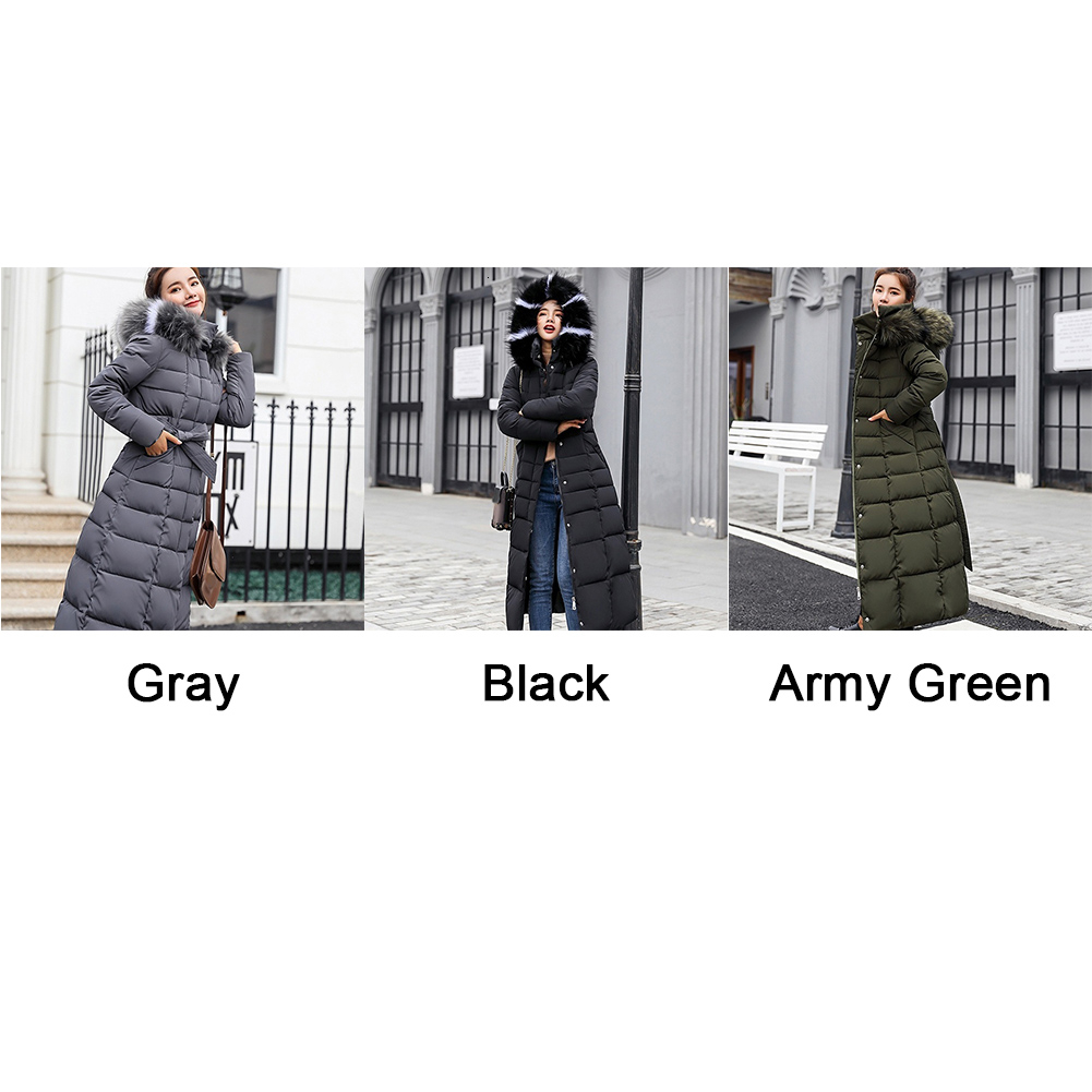 Winter Women Down Jacket Long Hooded 2019 Fashion Snow Clothing Warm Cotton-padded Long Sleeve Parkas Down Coat For Female #734 SH190920