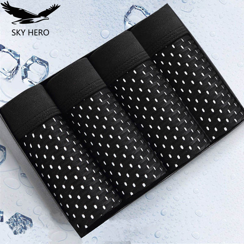4pcs/lot Mesh Boxer Shorts Men Underwear Boxers Homme Sexy Transparent Mens Underpants Bamboo Fiber Panties Ice Silk Size -7XL, 4a
4pcs/lot Mesh Boxer Shorts Men Underwear Boxers Homme Sexy Transparent Mens Underpants Bamboo Fiber Panties Ice Silk Size -7XL, 4a