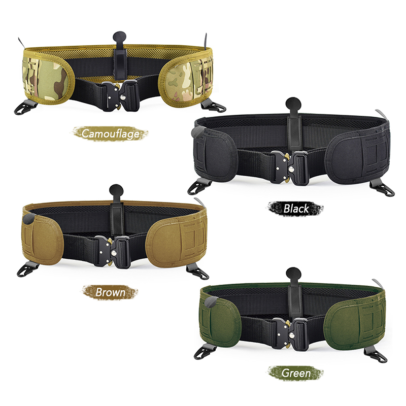 1 piece Adjustable Tactical Belt Men's Thick Belt Quick Release Hunting Belt Outdoor Camping Equipment outdoor gadgets