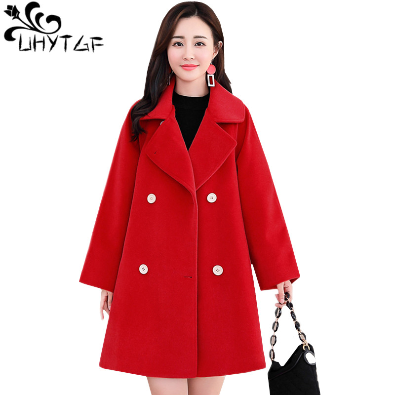 UHYTGF New Oversized Womens Autumn Winter jacket Belt Double-breasted luxury Wool coat cloak type Loose elegant woolen coat 1083, Beige
UHYTGF New Oversized Womens Autumn Winter jacket Belt Double-breasted luxury Wool coat cloak type Loose elegant woolen coat 1083, Beige