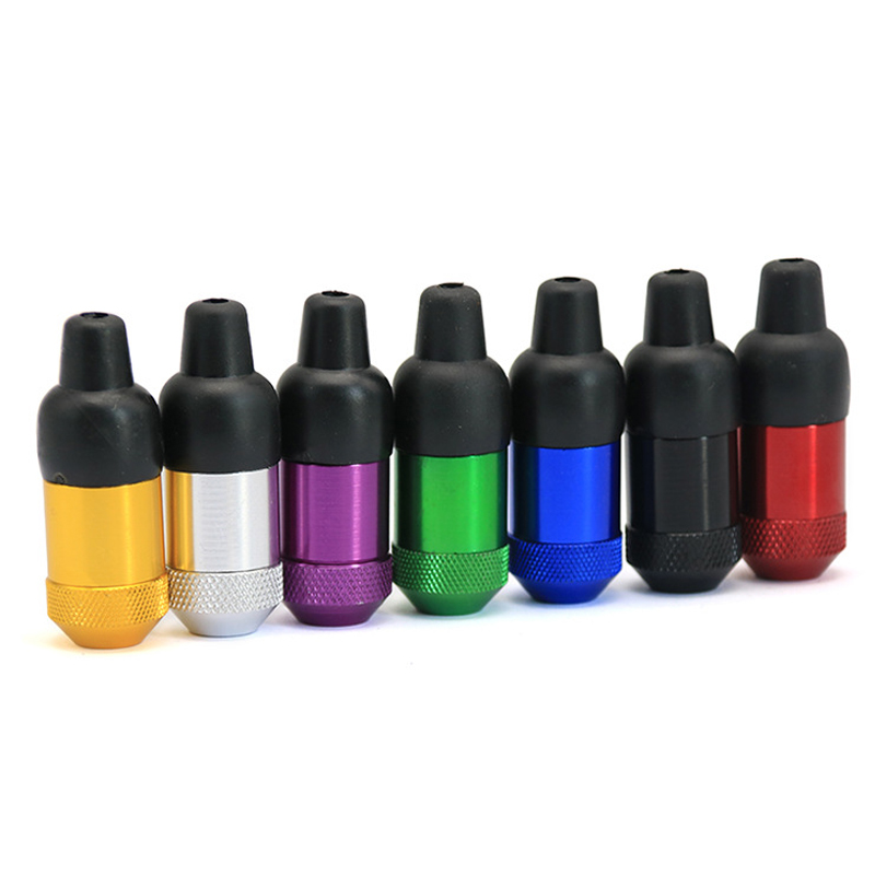 colorful Nipple hand pipe Snuff Snorter Metal Bullet Dispenser Nasal Smoking Pipe Bongs Tobacco Pipe for herb
colorful Nipple hand pipe Snuff Snorter Metal Bullet Dispenser Nasal Smoking Pipe Bongs Tobacco Pipe for herb
