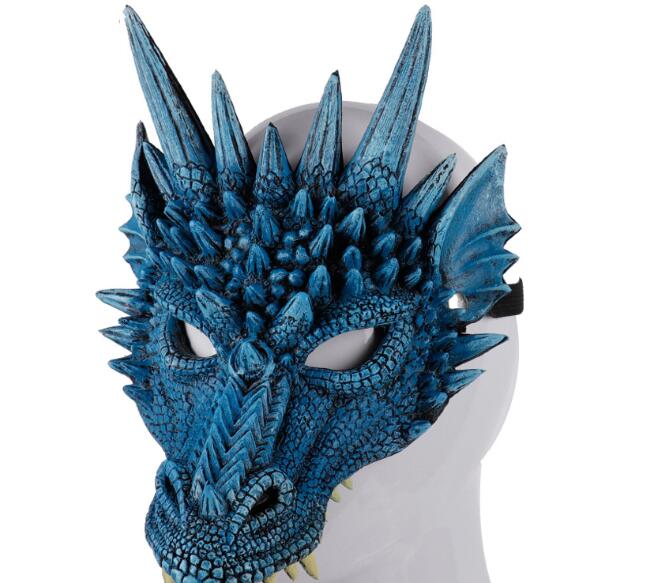 3D Dragon Mask Carnival Party Animal Costume Dragon Cosplay