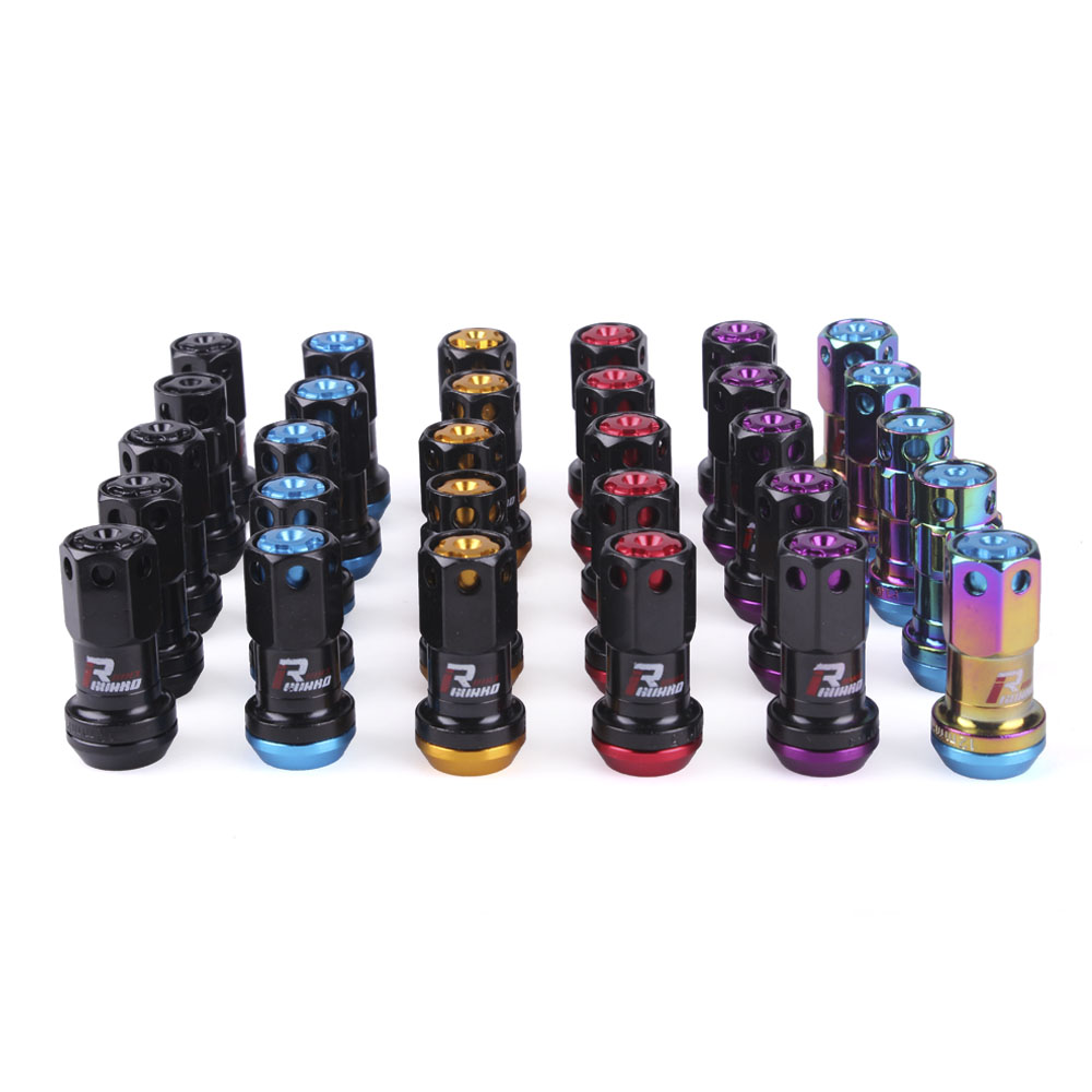 RASTP- Project Kics Racing Composite R40 Style 44mm Aluminum Wheel Lug Nuts M12x1.5/1.25 20pcs Racing Lock Lug Nuts RS-LN046
RASTP- Project Kics Racing Composite R40 Style 44mm Aluminum Wheel Lug Nuts M12x1.5/1.25 20pcs Racing Lock Lug Nuts RS-LN046