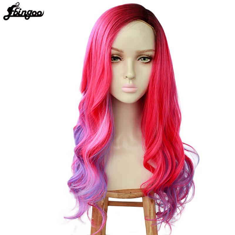 Ebingoo High Temperature Fiber Long Body Wave Red Ombre Purple Side Part Synthetic Cosplay Wigs for Women Halloween Party, 105
Ebingoo High Temperature Fiber Long Body Wave Red Ombre Purple Side Part Synthetic Cosplay Wigs for Women Halloween Party, 105