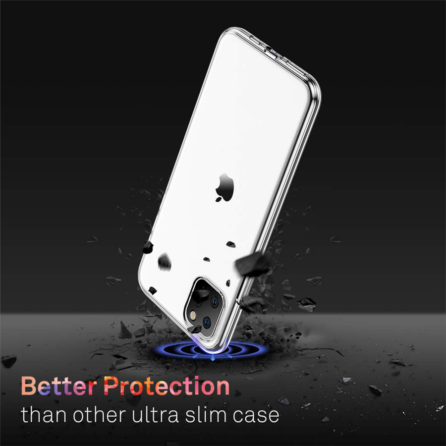1.0mm b Clear Soft TPU phone Cases for iPhone 17 Air 16 15 14 12 Mini 13 Pro Max X XS XR 8 7 6S Plus Tramsparent Phone Cover