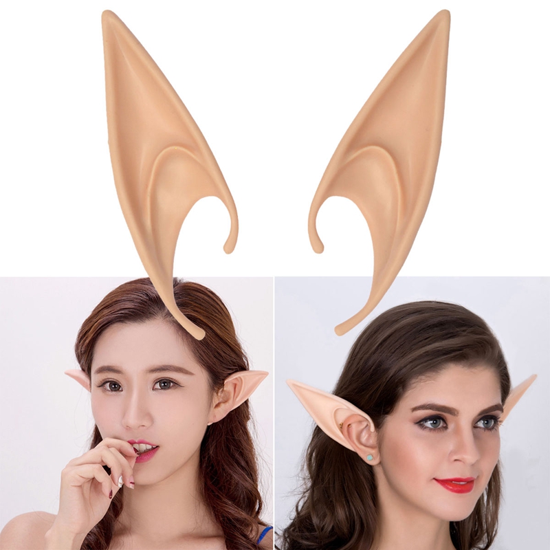 Top-1 Pair PVC Fairy Pixie Fake Elf Ears Halloween Mask New Party Mask Scary Halloween Decoration Soft Pointed Prosthetic Ears L
Top-1 Pair PVC Fairy Pixie Fake Elf Ears Halloween Mask New Party Mask Scary Halloween Decoration Soft Pointed Prosthetic Ears L