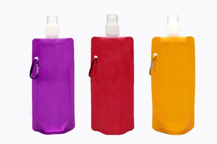 Newest 480ml foldable water bottle Portable folding sports water bottle Drinkware Water Bag I195
Newest 480ml foldable water bottle Portable folding sports water bottle Drinkware Water Bag I195