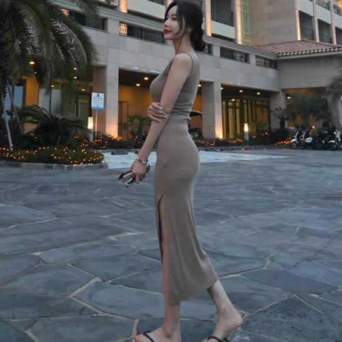 New Summer Girls Dress Party sexy split skinny black Sundress Slim Bodycon Pencil Female Dress Evening Boho Robe Femme Vestido, Beige
New Summer Girls Dress Party sexy split skinny black Sundress Slim Bodycon Pencil Female Dress Evening Boho Robe Femme Vestido, Beige