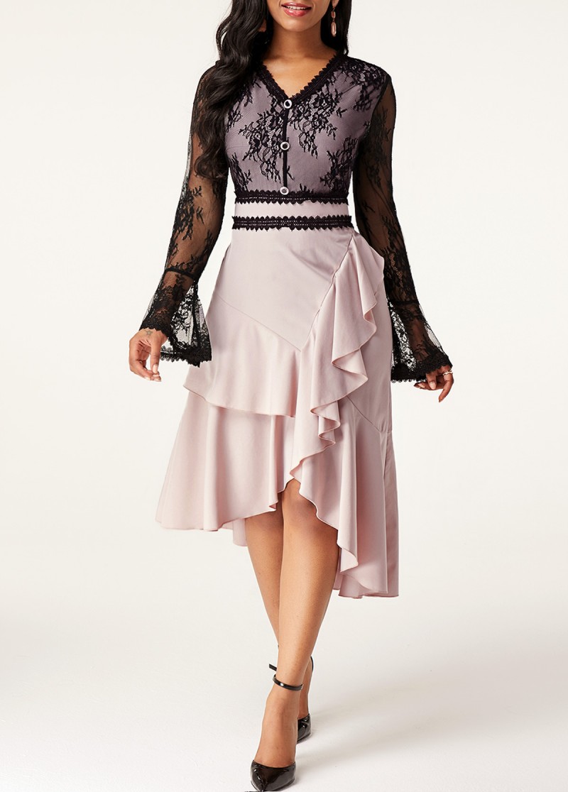 2020 Royal Hi Lo Mother of The Bride Dresses Applique Lace Satin A Line Plus Size Wedding Guest Dress Long Sleeve Elegant Evening Gowns