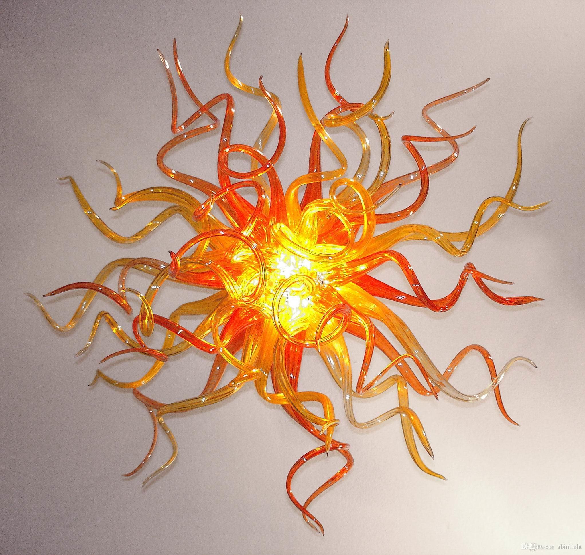 Small Size Coloured Blown Murano Glass Chandeliers Hanging Modern LED Custom Made Blown Glass Chandeliers Light for Art Decoration
Small Size Coloured Blown Murano Glass Chandeliers Hanging Modern LED Custom Made Blown Glass Chandeliers Light for Art Decoration