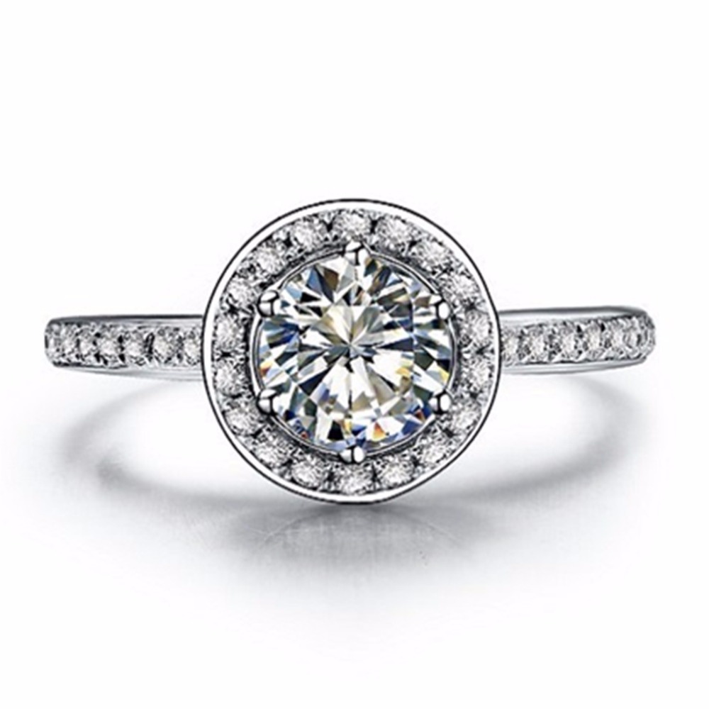 Test Positive Excellent Moissanite Ring 925 1CT Synthetic Diamonds Ring Moissanite Halo Engagement Ring Sterling Silver Jewelry
Test Positive Excellent Moissanite Ring 925 1CT Synthetic Diamonds Ring Moissanite Halo Engagement Ring Sterling Silver Jewelry