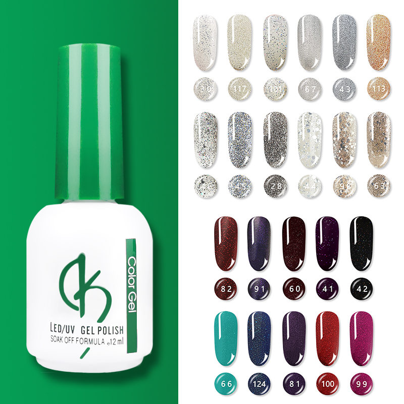 Sequin Glitter Gel Varnish Semipermanent UV Gel Nail Polish for Nails Art Hybrid Lacquers Hot Sale 12ml Enamel Manicure Desgin, 100
Sequin Glitter Gel Varnish Semipermanent UV Gel Nail Polish for Nails Art Hybrid Lacquers Hot Sale 12ml Enamel Manicure Desgin, 100