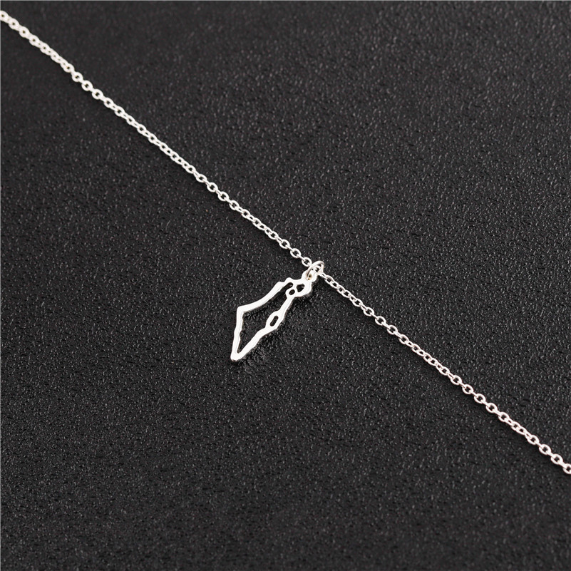 10PCS Outline Israel Country Map Bracelet Palestine Jewish Judaica Jerusalem Hebrew Passover Holyland Bat Bracelets Country Hanukkah Mitzvah Gifts