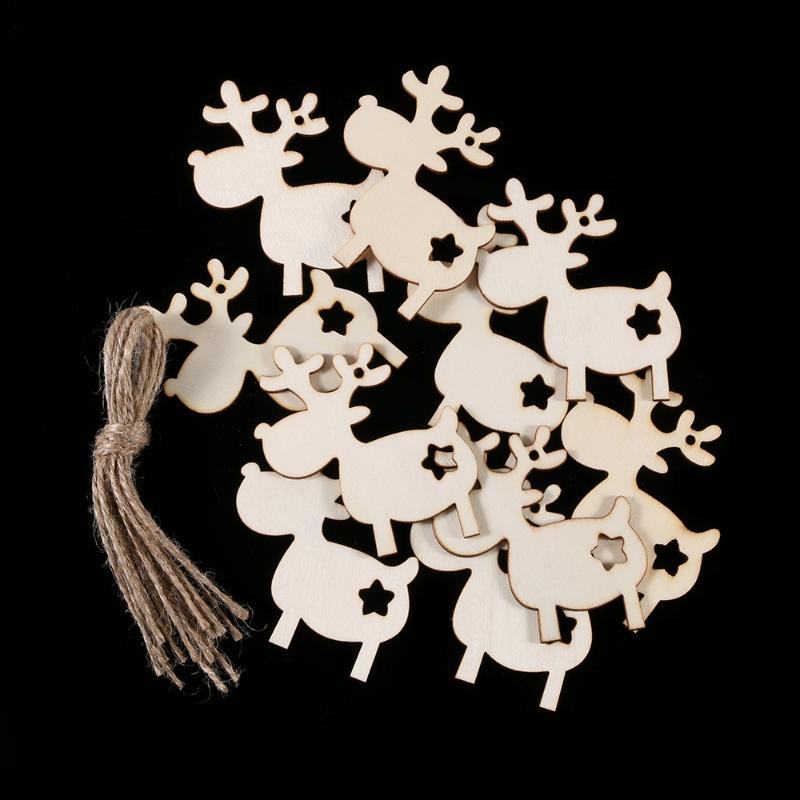 10 PCS Christmas Deer Wooden Pendants Ornaments DIY Home Christmas Party Decorations Xmas Tree Ornament Kids Gift
10 PCS Christmas Deer Wooden Pendants Ornaments DIY Home Christmas Party Decorations Xmas Tree Ornament Kids Gift
