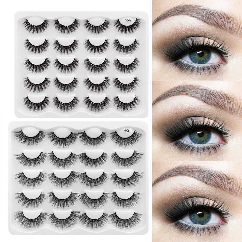 10 pairs lashes False Eyelashes Mink Eyelashes Mink Lashes Natural Dramatic Volume Eyelashes Extension Fake Lashes
10 pairs lashes False Eyelashes Mink Eyelashes Mink Lashes Natural Dramatic Volume Eyelashes Extension Fake Lashes