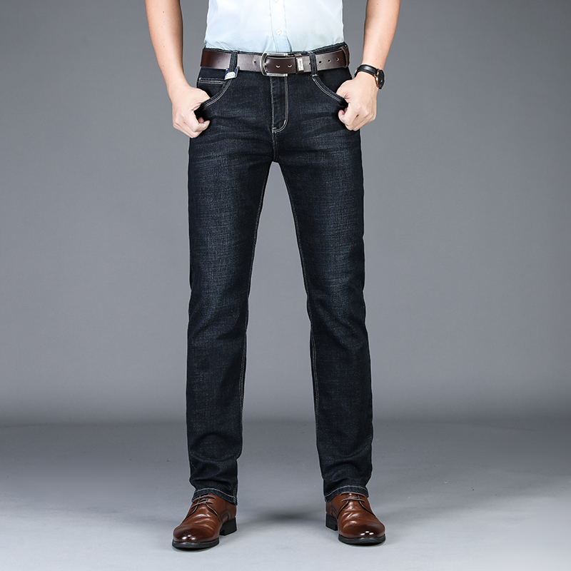 Men For Spring Autumn Slim Fit Cotton Jeans With Destruction Men's Cotton Jeans In Washed Denim With Zip Button, Black blue
Men For Spring Autumn Slim Fit Cotton Jeans With Destruction Men's Cotton Jeans In Washed Denim With Zip Button, Black blue