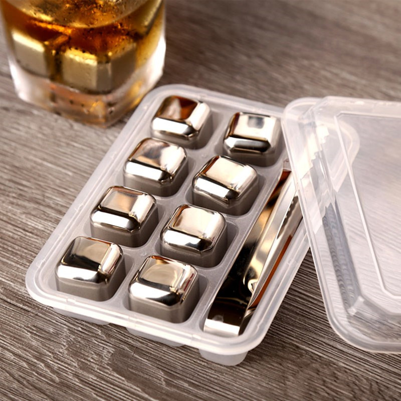 Stainless Steel Ice Cubes Bucket Bar KTV Magic Vodka Whiskey Stone Wine Whisky Beer Cooler Holder Chiller Tool,keep Cold Longer
Stainless Steel Ice Cubes Bucket Bar KTV Magic Vodka Whiskey Stone Wine Whisky Beer Cooler Holder Chiller Tool,keep Cold Longer