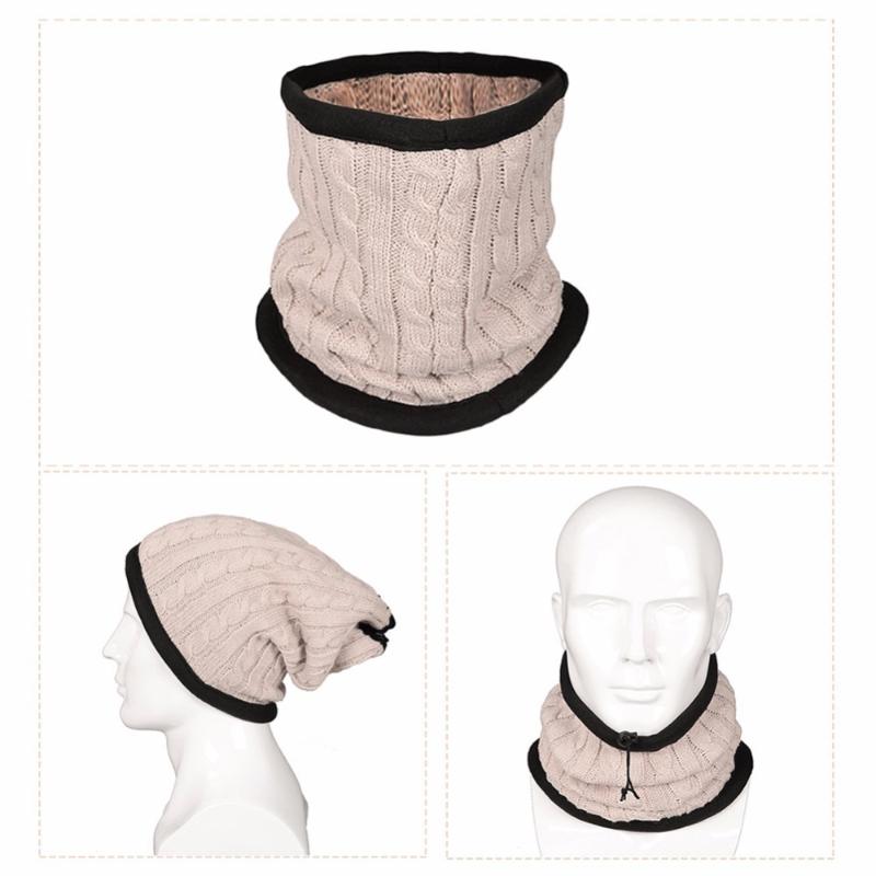 2 in 1 Balaclava Knitted Hat Scarf Cap Neck Warmer Winter Hats for Men Women Warm Fleece Cap Collar Cycling Caps, Beige
2 in 1 Balaclava Knitted Hat Scarf Cap Neck Warmer Winter Hats for Men Women Warm Fleece Cap Collar Cycling Caps, Beige