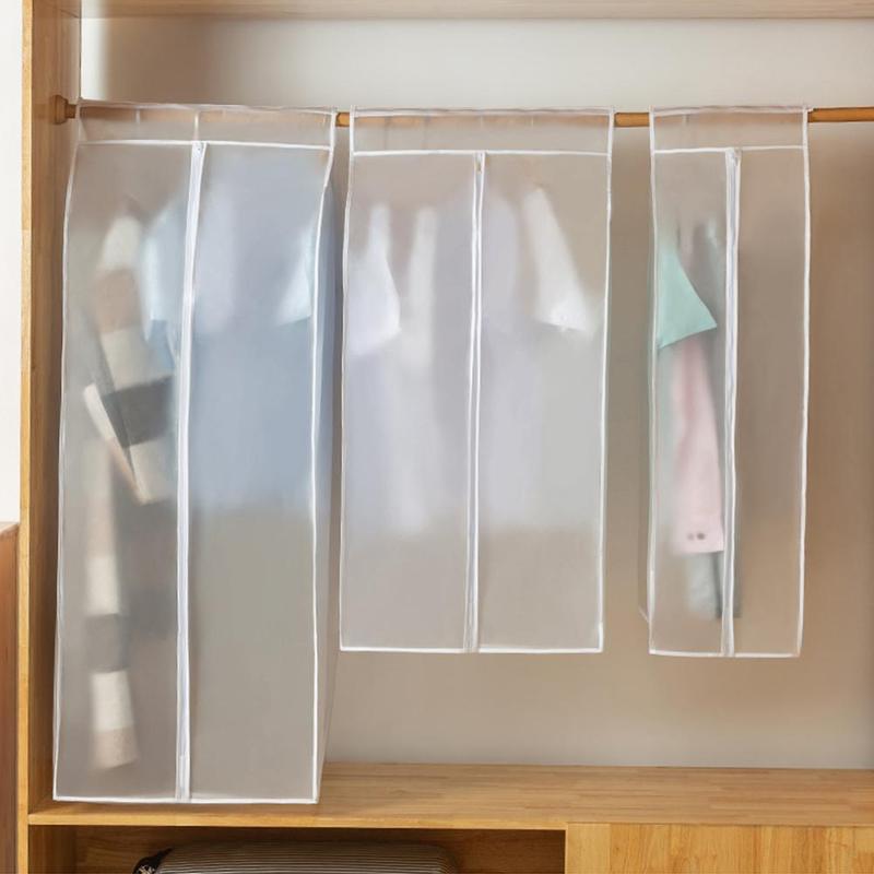 Peva Thickened Three-dimensional Dust Cover Clothing Finishing Bag Coat Hanging Bag Dust Clothes Cover Household Storage
Peva Thickened Three-dimensional Dust Cover Clothing Finishing Bag Coat Hanging Bag Dust Clothes Cover Household Storage