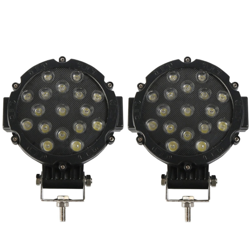 NEW-2Pcs 7 Inch LED Offroad Lights Bar 51W Spot Bumper Driving Headlight Fog Light for Off Road, Truck, ATV, SUV
NEW-2Pcs 7 Inch LED Offroad Lights Bar 51W Spot Bumper Driving Headlight Fog Light for Off Road, Truck, ATV, SUV