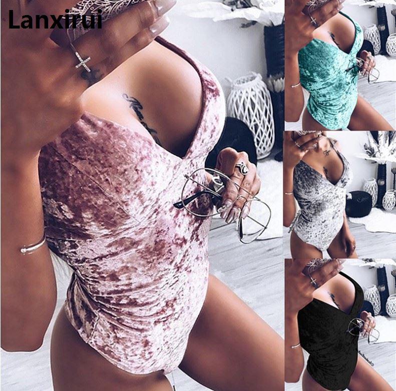 Women Backless Bodysuit V Neck Sleeveless Bodycon Velvet Jumpsuit Skinny Short Romens Womens Jumpsuit Club Combinaison Femme, Gray
Women Backless Bodysuit V Neck Sleeveless Bodycon Velvet Jumpsuit Skinny Short Romens Womens Jumpsuit Club Combinaison Femme, Gray