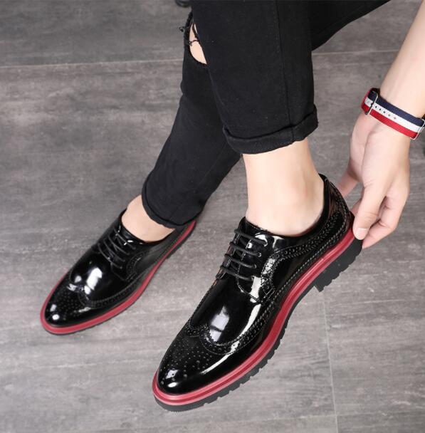high quality pu leather shoes men laceup wedding shoe men dress shoes british style fashion men oxford for male father size 3944, Black
high quality pu leather shoes men laceup wedding shoe men dress shoes british style fashion men oxford for male father size 3944, Black