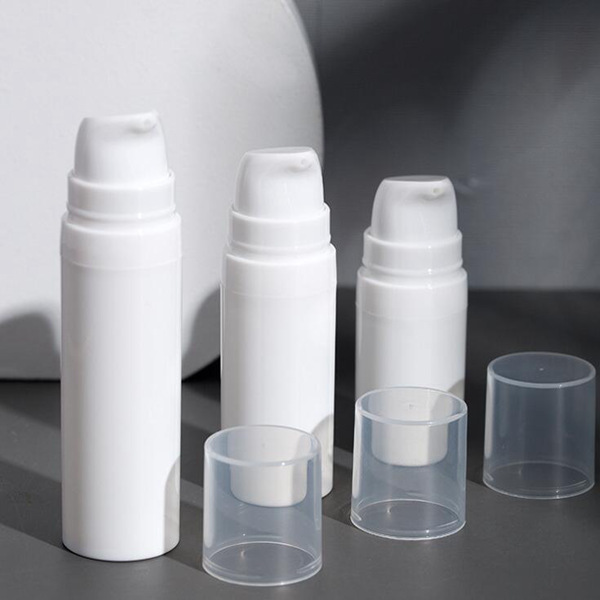300pcs 5ml 10ml White Airless Lotion Pump Bottle Mini Sample and Test Bottle Airless Container Cosmetic Packaging