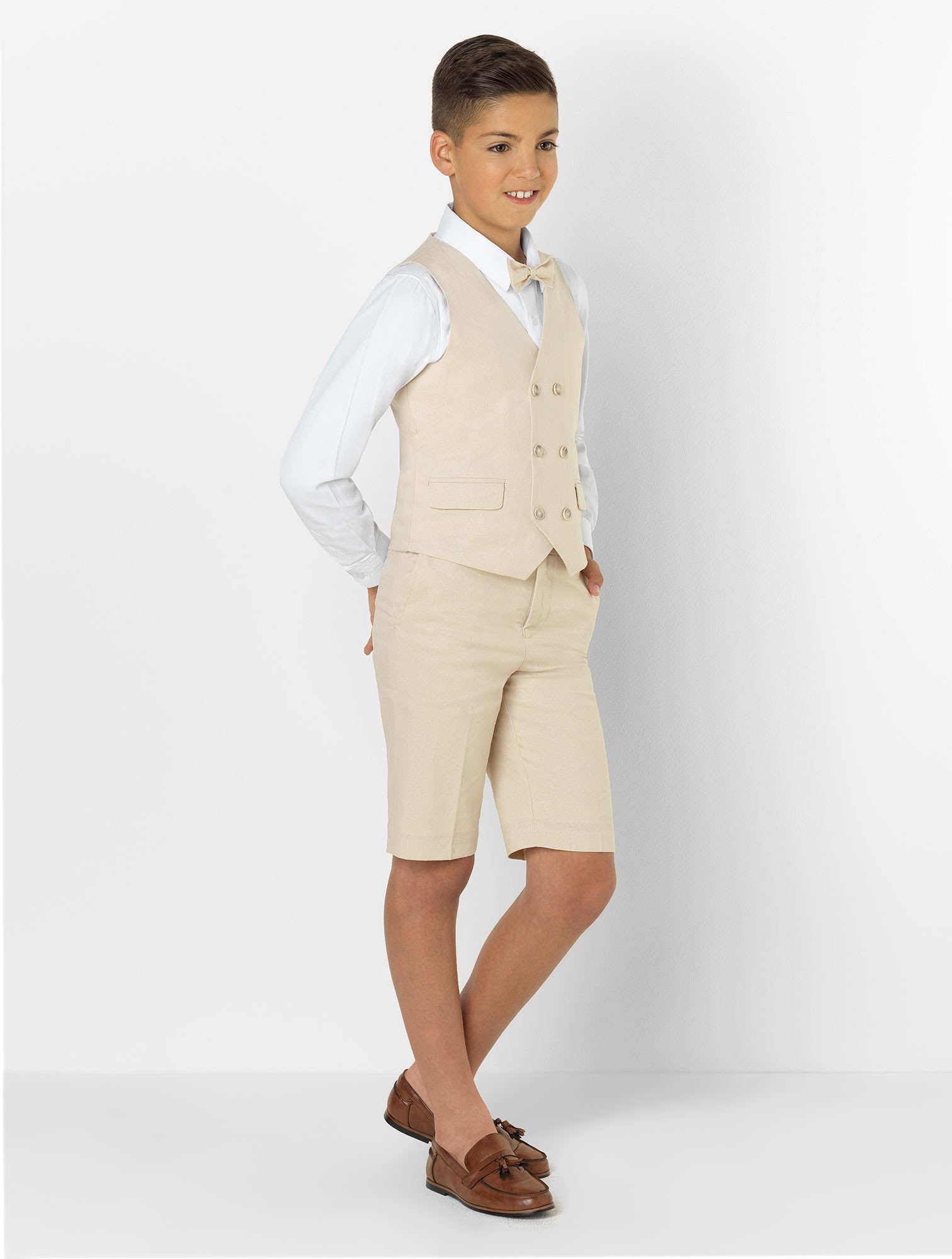 Spring Kids Wedding Tuxedos Handsome 2 Pieces Summer Handsome Boy's Pants Suits Flower Boys Formal Wear(Jacket+Pants)