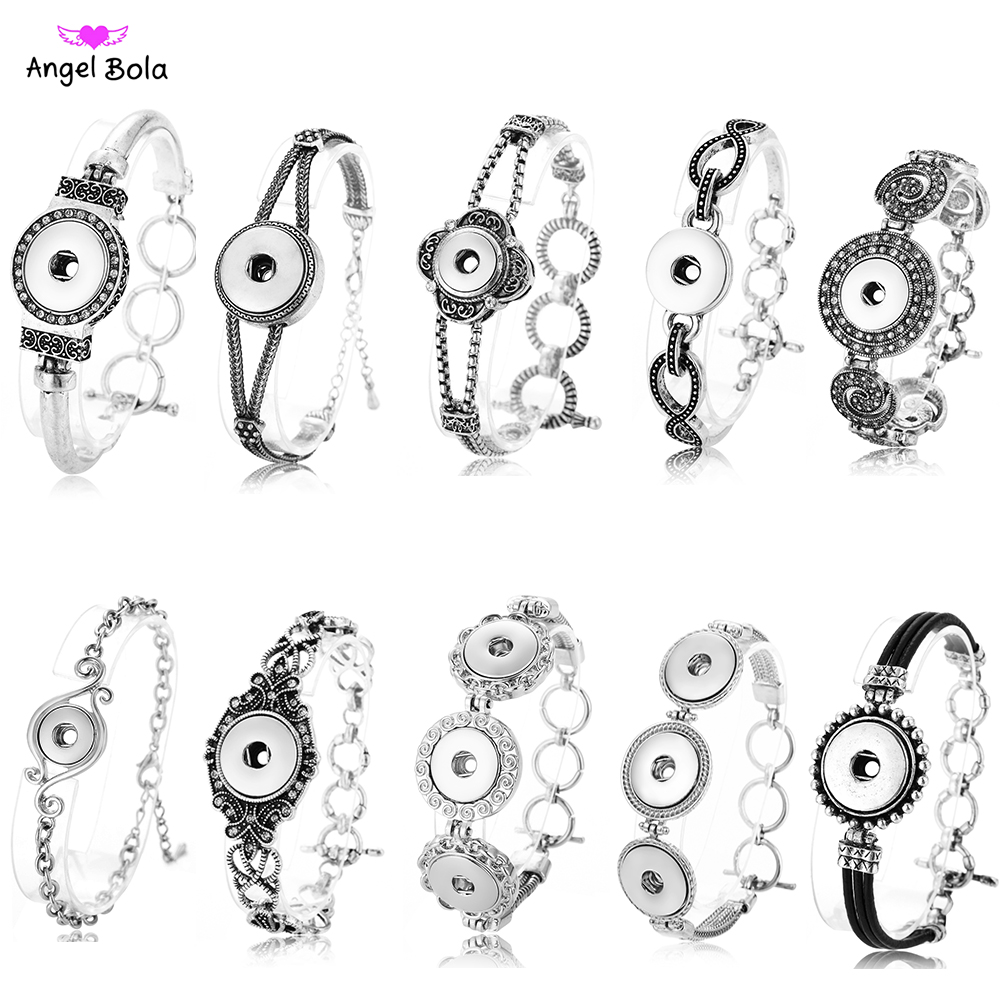 New Antique Silver Ginger Snap Bracelet Women Interchangeable Jewelry Fit 18mm Snap Button Vintage Snap Charms Crystal european bracelets
New Antique Silver Ginger Snap Bracelet Women Interchangeable Jewelry Fit 18mm Snap Button Vintage Snap Charms Crystal european bracelets