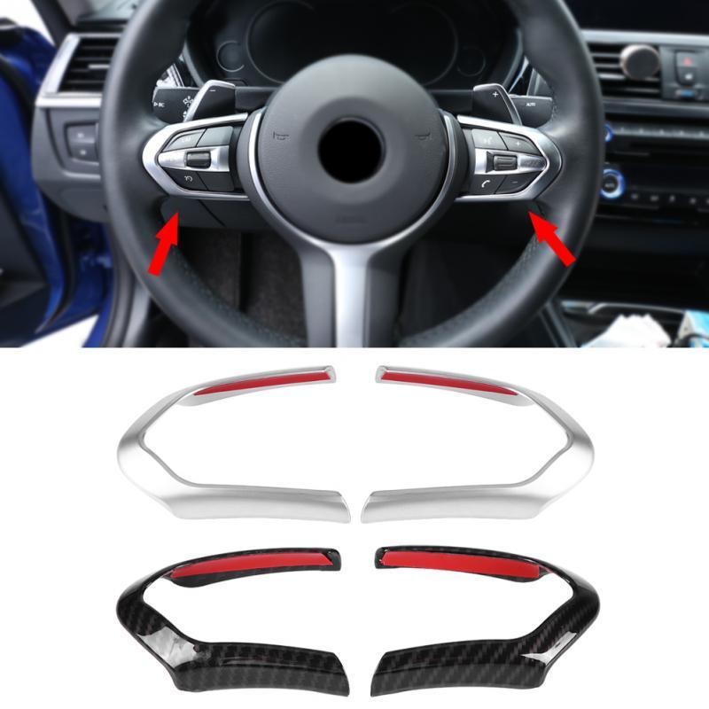 2pcs Abs Chrom /carbon Fiber Car Steering Wheel Decoration Cover Trim Frame For Bmw F20 F22 F30 F32 F10 F06 F15 F16 M-sport
2pcs Abs Chrom /carbon Fiber Car Steering Wheel Decoration Cover Trim Frame For Bmw F20 F22 F30 F32 F10 F06 F15 F16 M-sport