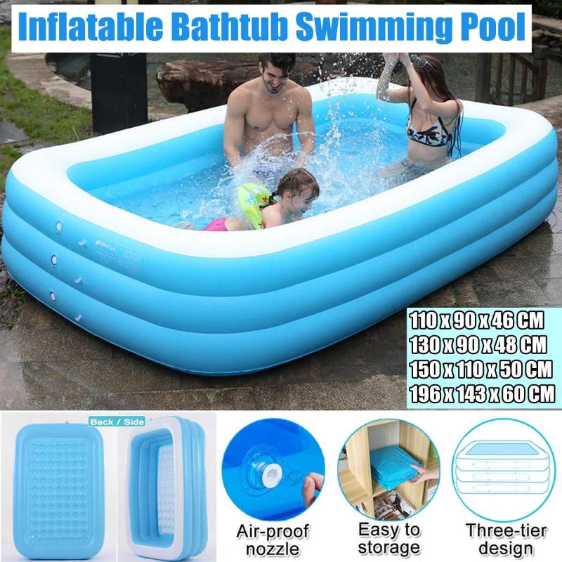 1.1m- 3.05m Large Inflatable Swimming Pool Adults Kids Pool Home Use Outdoor Indoor Swimming Bathing Tub
1.1m- 3.05m Large Inflatable Swimming Pool Adults Kids Pool Home Use Outdoor Indoor Swimming Bathing Tub