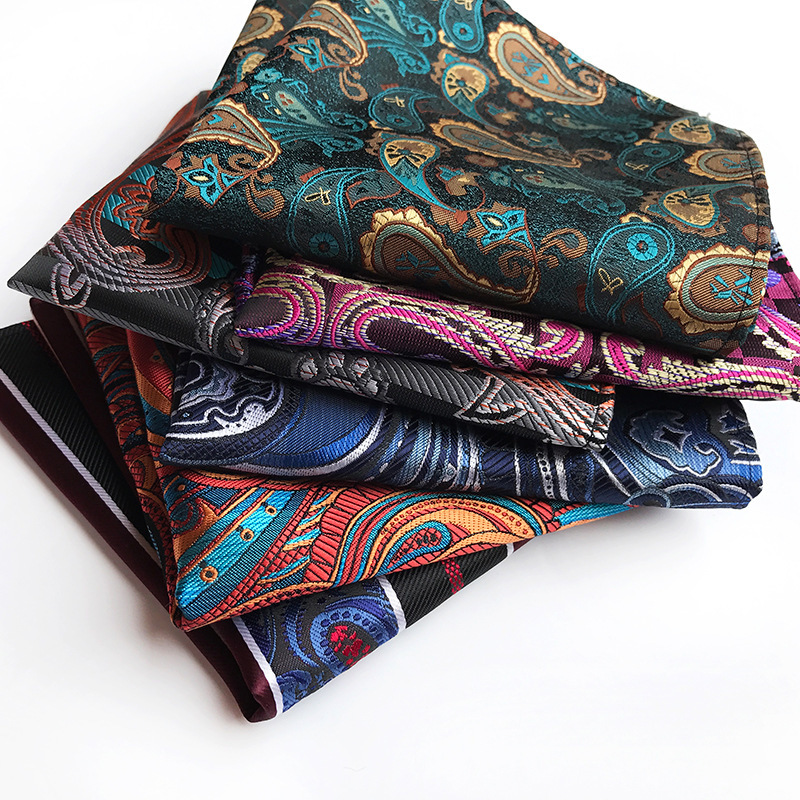 High Quality Factory Men's Vintage Paisley Floral Silk Handkerchief Pocket Square Men Fashion Hanky Wedding Party Chest Towel T200618
High Quality Factory Men's Vintage Paisley Floral Silk Handkerchief Pocket Square Men Fashion Hanky Wedding Party Chest Towel T200618