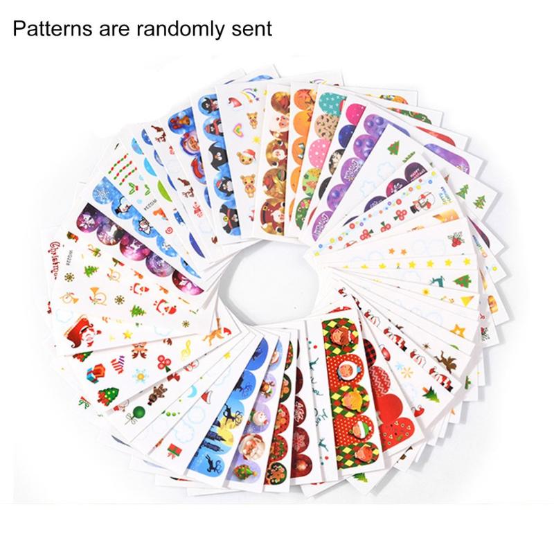 20/25/45 PCS Sweet Christmas Nail Sticker Stylish Xmas Printing stickers for Nail Paper Art Decoration DIY Tool
20/25/45 PCS Sweet Christmas Nail Sticker Stylish Xmas Printing stickers for Nail Paper Art Decoration DIY Tool