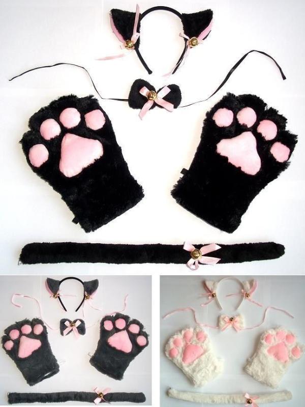 Cat Ears Tail Paws Collar Cosplay Anime Neko Costume Plush Gloves Tie winter hat and scarf set for women
Cat Ears Tail Paws Collar Cosplay Anime Neko Costume Plush Gloves Tie winter hat and scarf set for women
