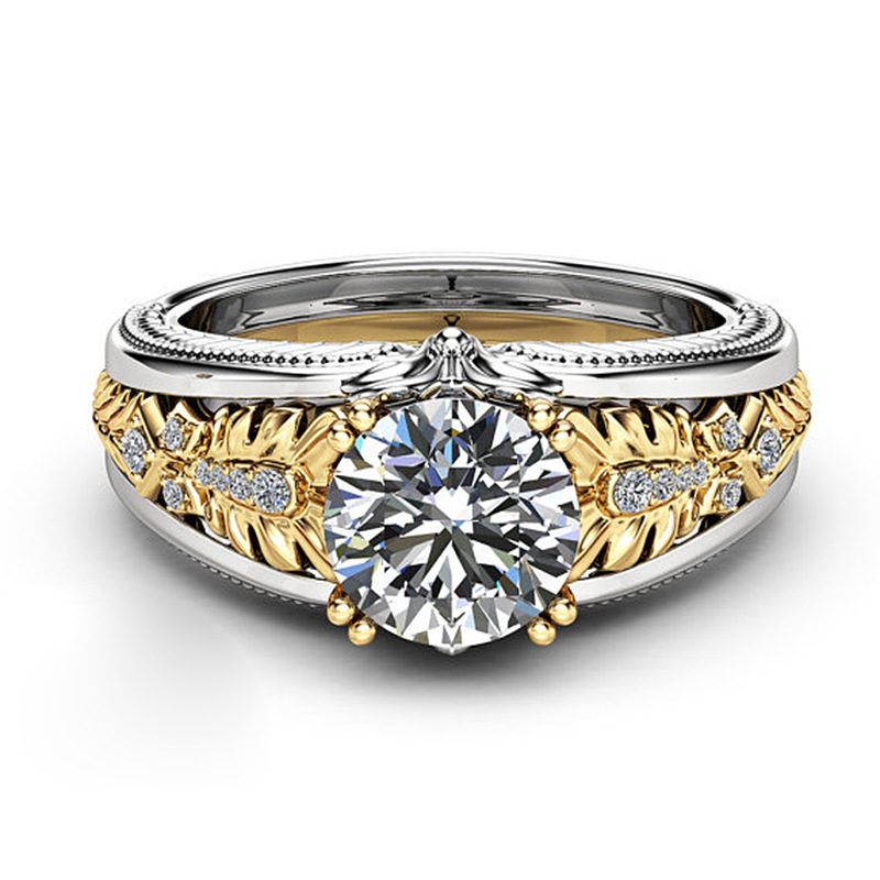 2019 Hot Sale European Fashion Jewelry Gold Color Zircon Women Ring Fashion Simple Wedding Band Finger Rings US Size 6-10 bague
2019 Hot Sale European Fashion Jewelry Gold Color Zircon Women Ring Fashion Simple Wedding Band Finger Rings US Size 6-10 bague