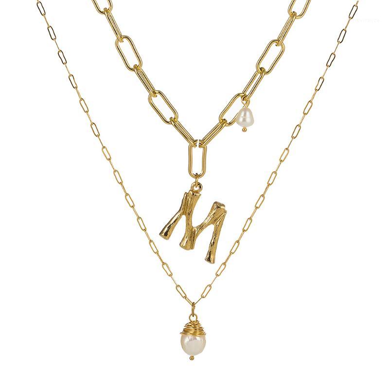Natural Freshwater Baroque Pearl Pendant Necklace For Women Gold Color 26 A-Z Big Letter Name Initial Necklaces1
Natural Freshwater Baroque Pearl Pendant Necklace For Women Gold Color 26 A-Z Big Letter Name Initial Necklaces1