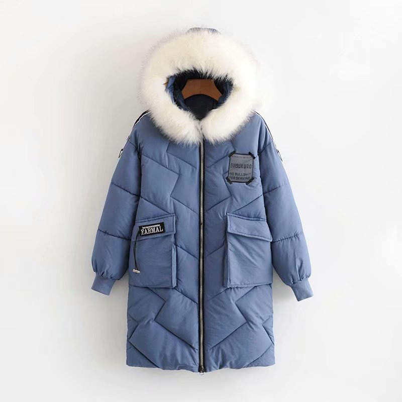 2019 Winter Fur Collar Long Down Parka Letter Embroidery Faux Fur Coats Hooded Jacket Cotton Plus Size 2XL Coat female, Beige
2019 Winter Fur Collar Long Down Parka Letter Embroidery Faux Fur Coats Hooded Jacket Cotton Plus Size 2XL Coat female, Beige