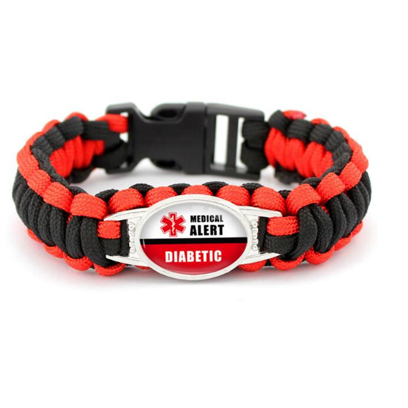20pc Diabetic Medical Alert Paracord Survival Hiking Camping Gift For Diabetic Type 1/2 Friendship Womens Girls Ladies Bracelets
20pc Diabetic Medical Alert Paracord Survival Hiking Camping Gift For Diabetic Type 1/2 Friendship Womens Girls Ladies Bracelets