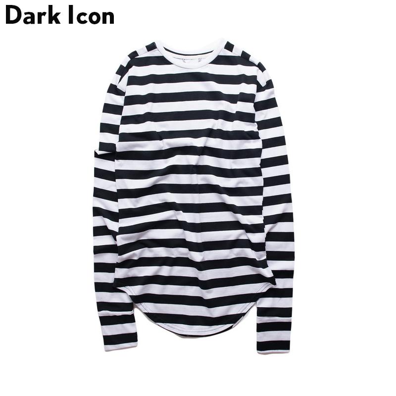 Knitted Striped Hip Hop T-Shirt Men Long Sleeve Wrist Hole Spring Basic Extended Urban Tshirt Men Curved Hem Kpop Tee Shirt Trend, White;black
Knitted Striped Hip Hop T-Shirt Men Long Sleeve Wrist Hole Spring Basic Extended Urban Tshirt Men Curved Hem Kpop Tee Shirt Trend, White;black