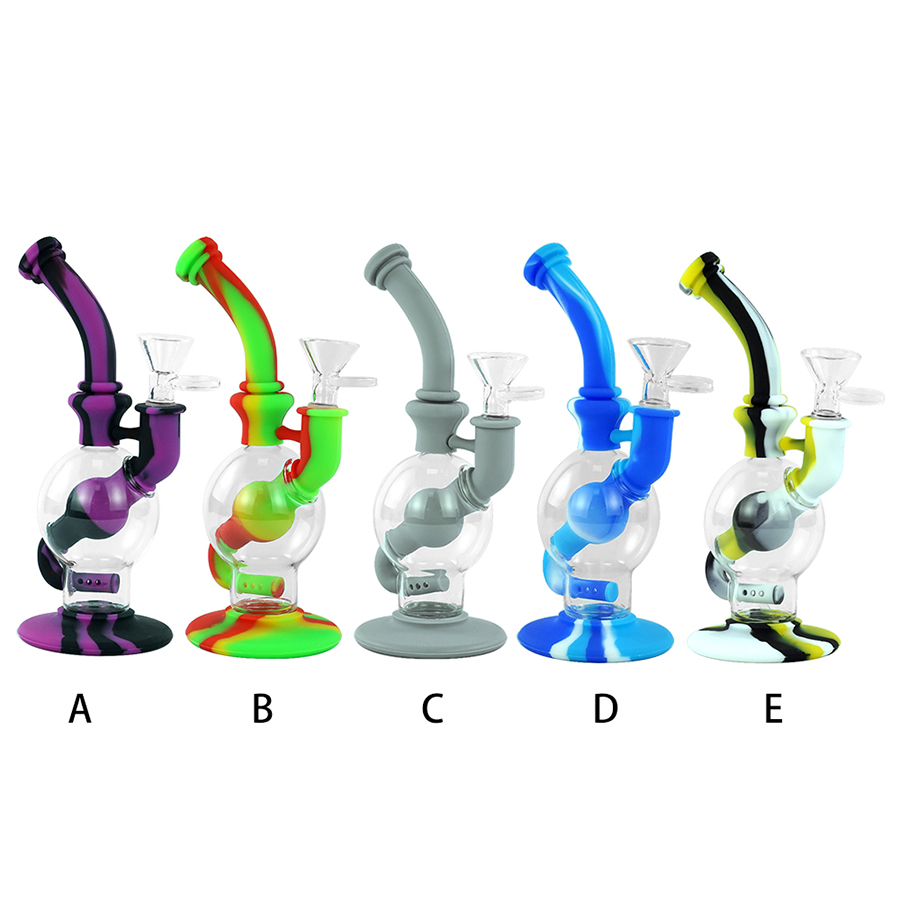 New colorful ball shape water pipe glass dab rig bong Herb silicone Water Pipes hookah Shisha
New colorful ball shape water pipe glass dab rig bong Herb silicone Water Pipes hookah Shisha