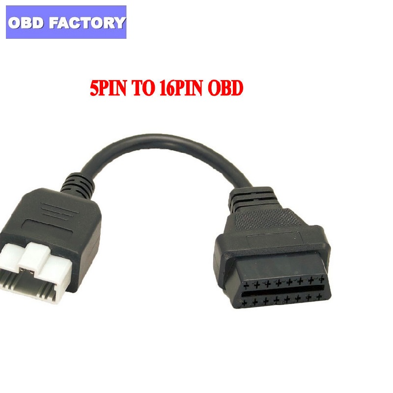OBD Adapter For 5Pin OBD1 to OBD2 16Pin Female Diagnostic Connector For 5 Pin OBD II Extension Cable Free shipping
OBD Adapter For 5Pin OBD1 to OBD2 16Pin Female Diagnostic Connector For 5 Pin OBD II Extension Cable Free shipping