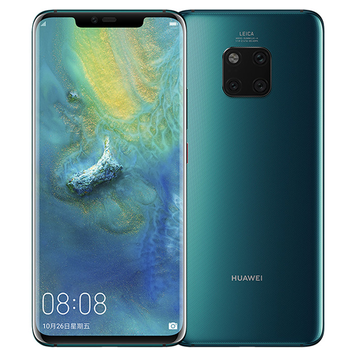 Original Huawei Mate 20 Pro 4G LTE Cell Phone 8GB RAM 128GB 256GB ROM Kirin 980 Octa Core 4200mAh HarmonyOS 6.39" Full Screen 40MP NFC OTA Finger