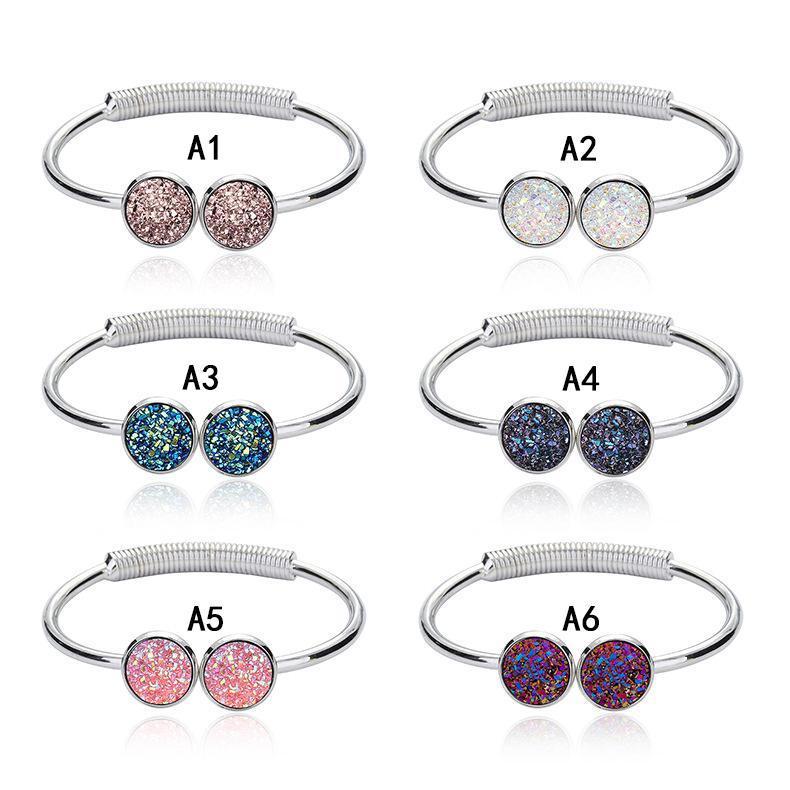 Top Quality Druzy Cuff Bangles Round Natural Geode Stone Rhinestone Pave Drusy Charm Expandable Wire Bracelets For Women Fashion Jewelry
Top Quality Druzy Cuff Bangles Round Natural Geode Stone Rhinestone Pave Drusy Charm Expandable Wire Bracelets For Women Fashion Jewelry