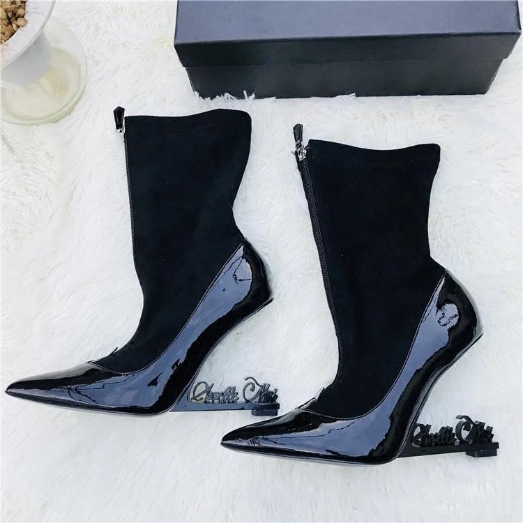 Black Women Patent Leather Pumps Unique Appelle Heels Mary Jane Shoes Ankle Strap Pointed Toe Dress Wedding Shoes Ankle Boots Original Box
Black Women Patent Leather Pumps Unique Appelle Heels Mary Jane Shoes Ankle Strap Pointed Toe Dress Wedding Shoes Ankle Boots Original Box