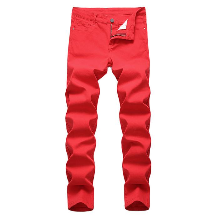 2019 New Men's Fashion Jeans Business Casual Straight Leg Skinny Yellow Red Jeans Men Punk Pants Male Streetwear Moda, 113 red
2019 New Men's Fashion Jeans Business Casual Straight Leg Skinny Yellow Red Jeans Men Punk Pants Male Streetwear Moda, 113 red