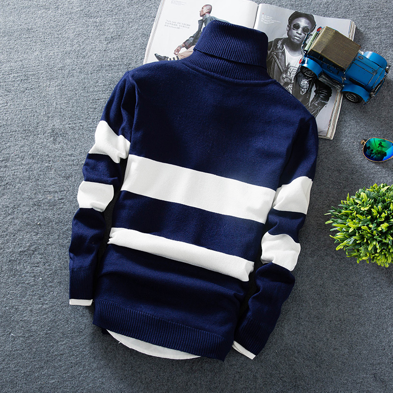 Cashmere Pullover Men Fashion Turtleneck Thin Sweater Autumn Mens Sweaters Casual Men's Knitted Sweaters MY8071 V191019