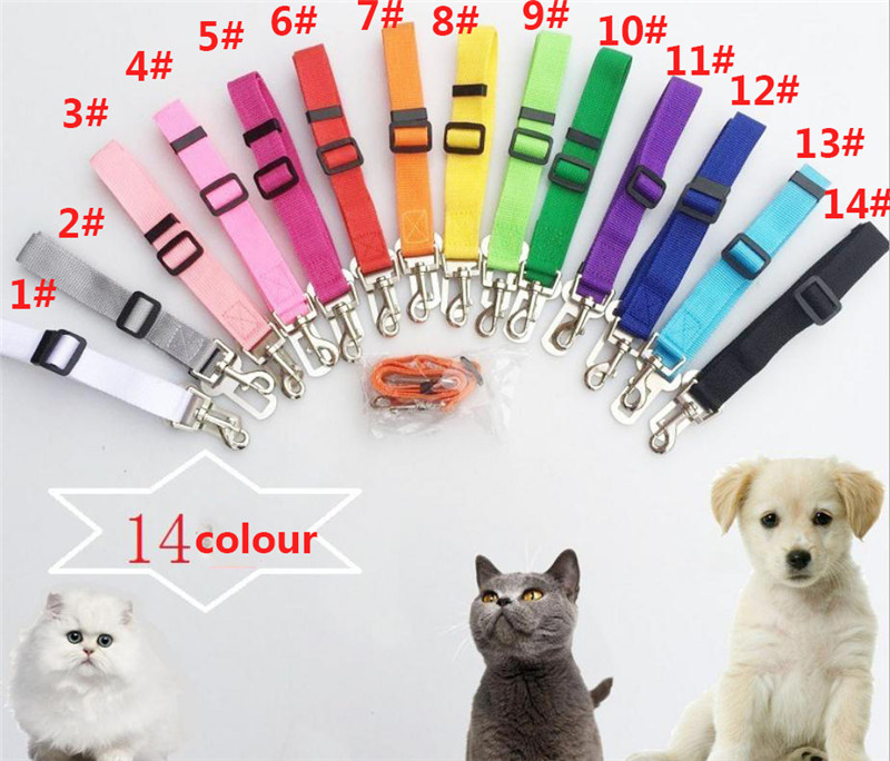 Pet Dog Cat Car Seat Belt Adjustable Harness Seatbelt Lead Leash for Small Medium Dogs Travel Clip Pet Supplies 14 Color
Pet Dog Cat Car Seat Belt Adjustable Harness Seatbelt Lead Leash for Small Medium Dogs Travel Clip Pet Supplies 14 Color