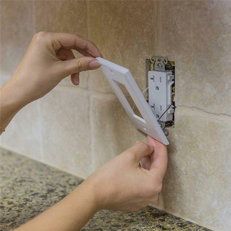 Plug Cover LED Night Light PIR Motion Sensor Safety Light Angel Wall Outlet Hallway Bedroom Bathroom Night Lamp