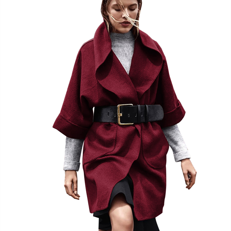 2020 new autumn and winter hot sale high-quality women' double-sided woolen coat with pocket jacket cost-effective Slim Solid, Red
2020 new autumn and winter hot sale high-quality women' double-sided woolen coat with pocket jacket cost-effective Slim Solid, Red